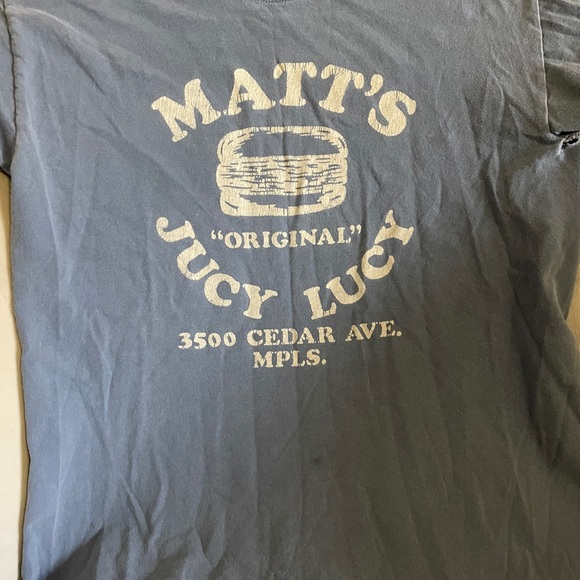 “Matt’s Juicy Lucy” Minneapolis Burger Tee - Picture 2 of 6